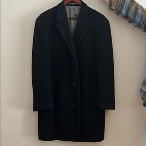 Men’s Black Overcoat
